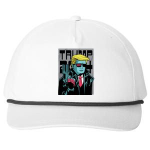 Trump 2024 Comic Snapback Five-Panel Rope Hat