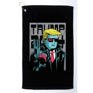 Trump 2024 Comic Platinum Collection Golf Towel