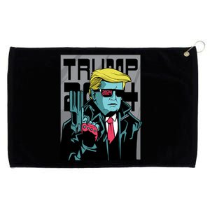 Trump 2024 Comic Grommeted Golf Towel