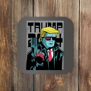 Trump 2024 Comic Coaster