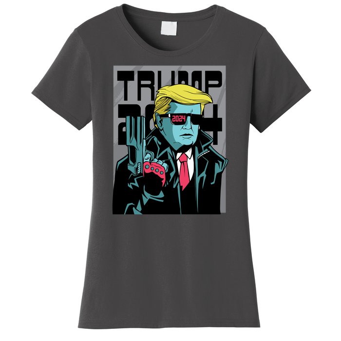 Trump 2024 Comic Women's T-Shirt