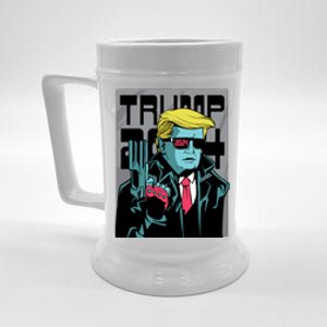 Trump 2024 Comic Beer Stein