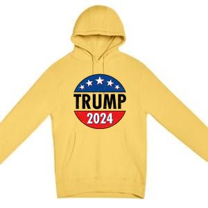 Trump 2024 Election Emblem Premium Pullover Hoodie