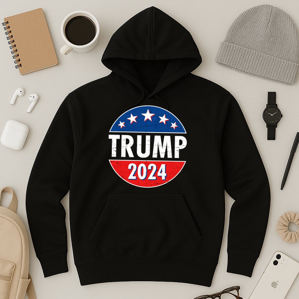 Trump 2024 Election Emblem Hoodie