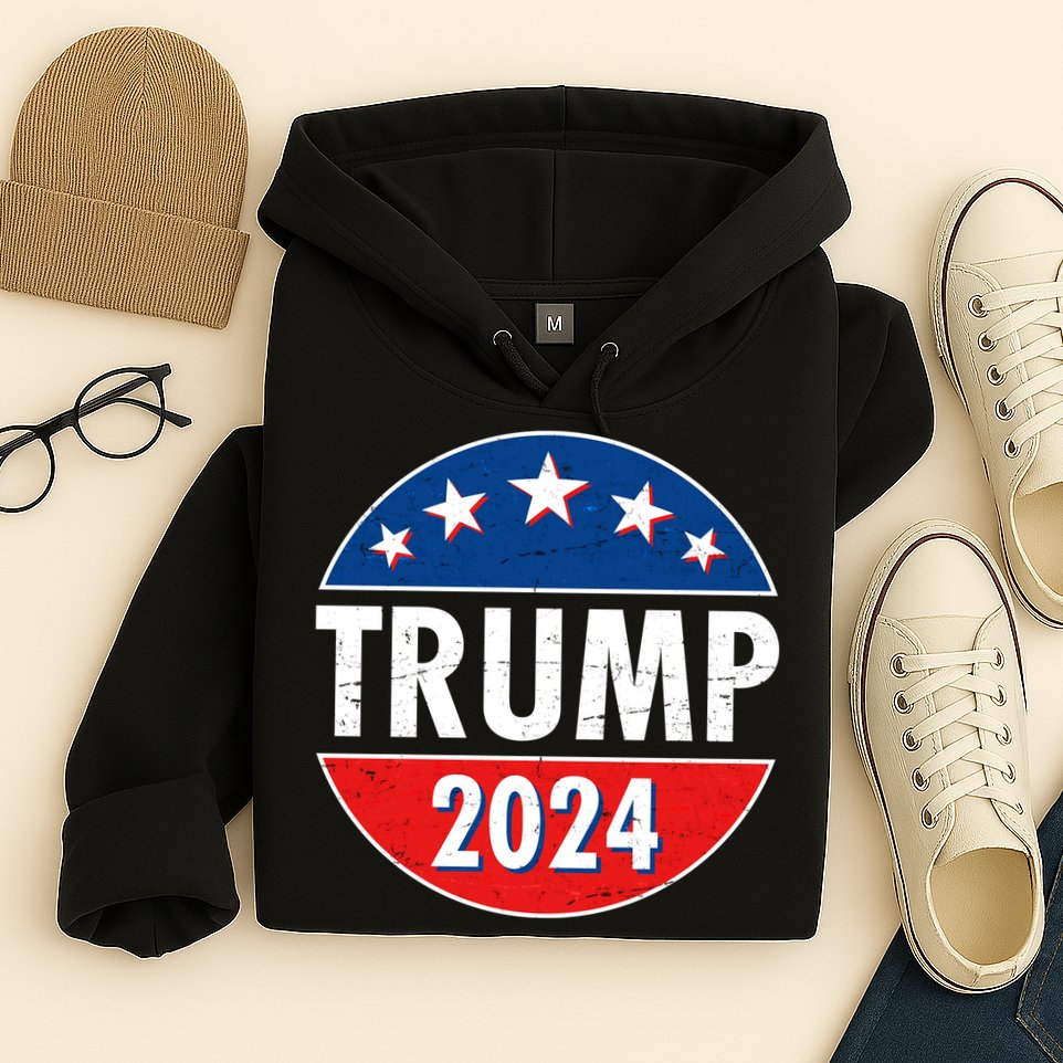 Trump 2024 Election Emblem Hoodie