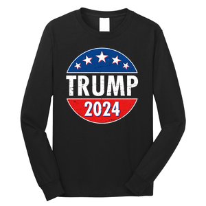 Trump 2024 Election Emblem Long Sleeve Shirt