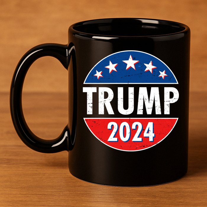 Trump 2024 Election Emblem 11oz C Handle Ceramic Mug