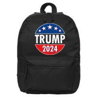 Trump 2024 Election Emblem 16 in Basic Backpack