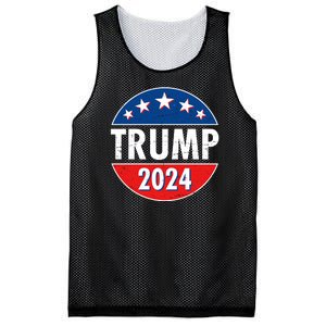 Trump 2024 Election Emblem Mesh Reversible Basketball Jersey Tank