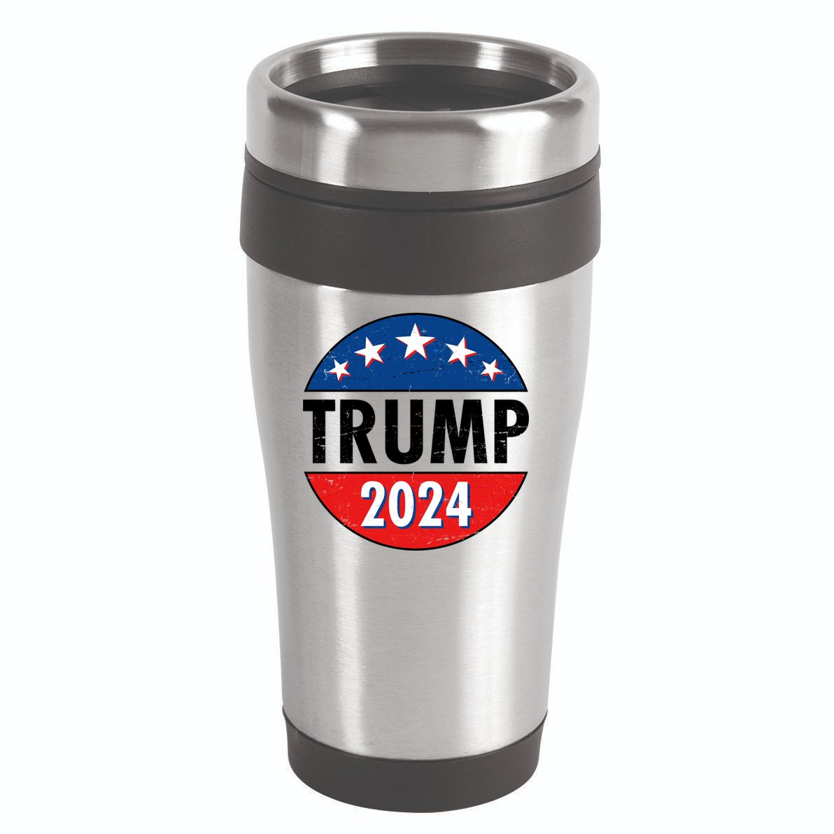 Trump 2024 Election Emblem 16oz Travel Tumbler