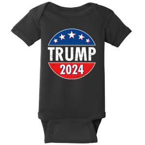 Trump 2024 Election Emblem Baby Bodysuit