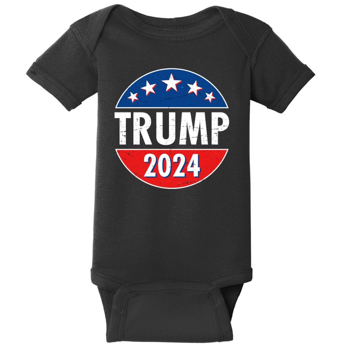 Trump 2024 Election Emblem Baby Bodysuit