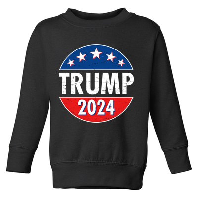 Trump 2024 Election Emblem Toddler Sweatshirt