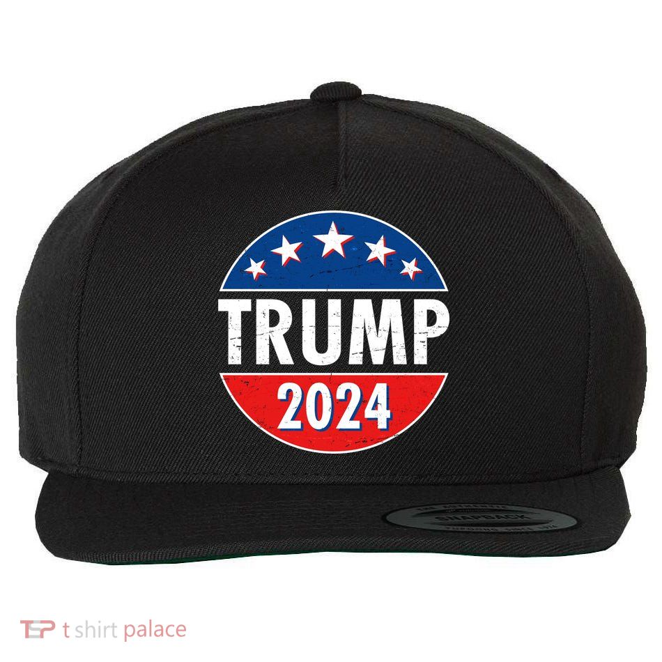 Trump 2024 Election Emblem Wool Snapback Cap