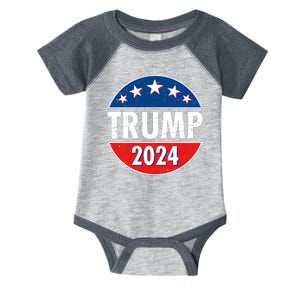 Trump 2024 Election Emblem Infant Baby Jersey Bodysuit