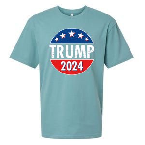 Trump 2024 Election Emblem Sueded Cloud Jersey T-Shirt