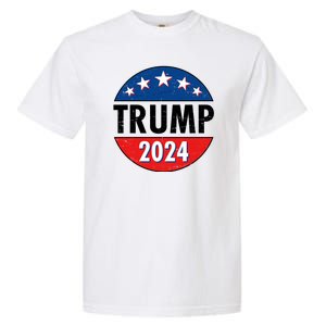 Trump 2024 Election Emblem Garment-Dyed Heavyweight T-Shirt