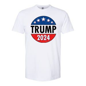 Trump 2024 Election Emblem Softstyle CVC T-Shirt