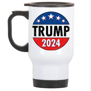 Trump 2024 Election Emblem Stainless Steel Travel Mug