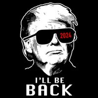 Trump 2024 I'll Be Back Sustainable Bucket Hat
