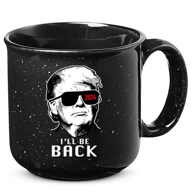 Trump 2024 I'll Be Back 15oz Campfire Ceramic Mug