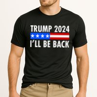 Trump 2024 I'll Be Back US Flag logo Cooling Performance Crew T-Shirt