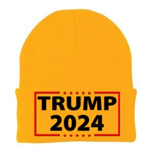 Trump 2024 Logo Knit Cap Winter Beanie