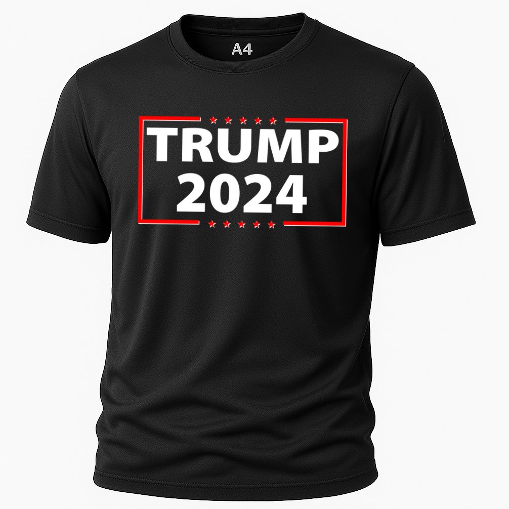 Trump 2024 Logo Cooling Performance Crew T-Shirt