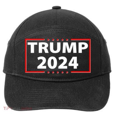 Trump 2024 Logo 7-Panel Snapback Hat