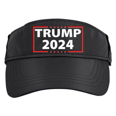 Trump 2024 Logo Adult Drive Performance Visor