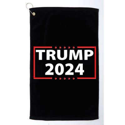 Trump 2024 Logo Platinum Collection Golf Towel