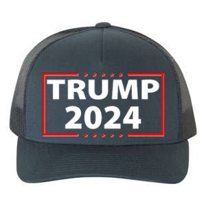 Trump 2024 Logo Yupoong Adult 5-Panel Trucker Hat