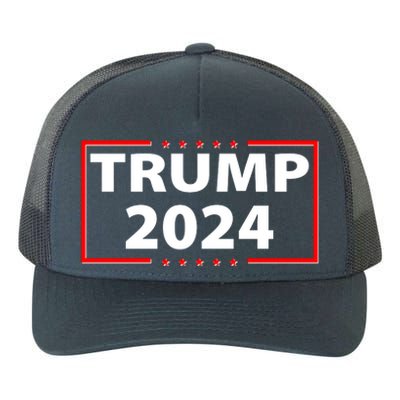 Trump 2024 Logo Yupoong Adult 5-Panel Trucker Hat