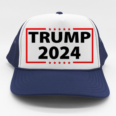 Trump 2024 Logo Trucker Hat