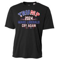 Trump 2024 Make Liberals Cry Again Cooling Performance Crew T-Shirt