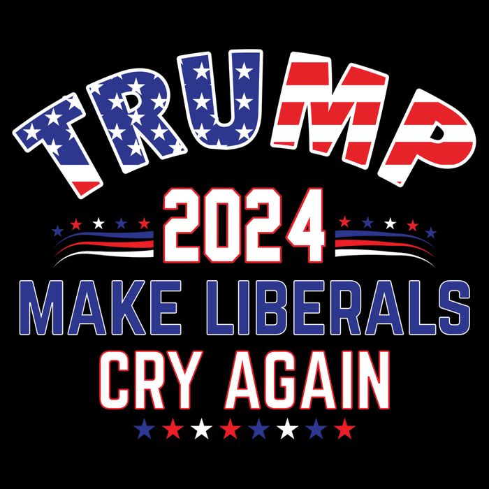 Trump 2024 Make Liberals Cry Again Pom Pom 12in Knit Beanie