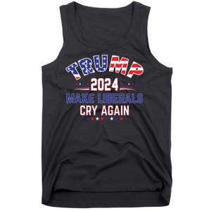 Trump 2024 Make Liberals Cry Again Tank Top