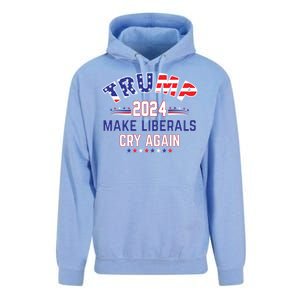 Trump 2024 Make Liberals Cry Again Unisex Surf Hoodie