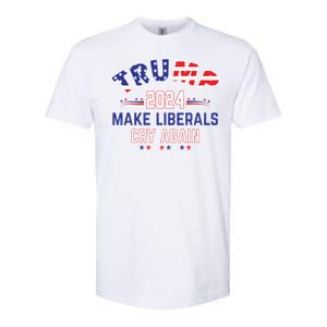 Trump 2024 Make Liberals Cry Again Softstyle CVC T-Shirt