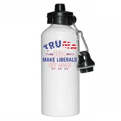 Trump 2024 Make Liberals Cry Again Aluminum Water Bottle