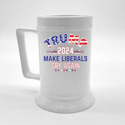 Trump 2024 Make Liberals Cry Again Beer Stein