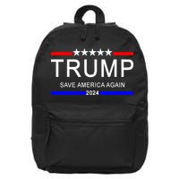 Trump 2024 Save America 16 in Basic Backpack