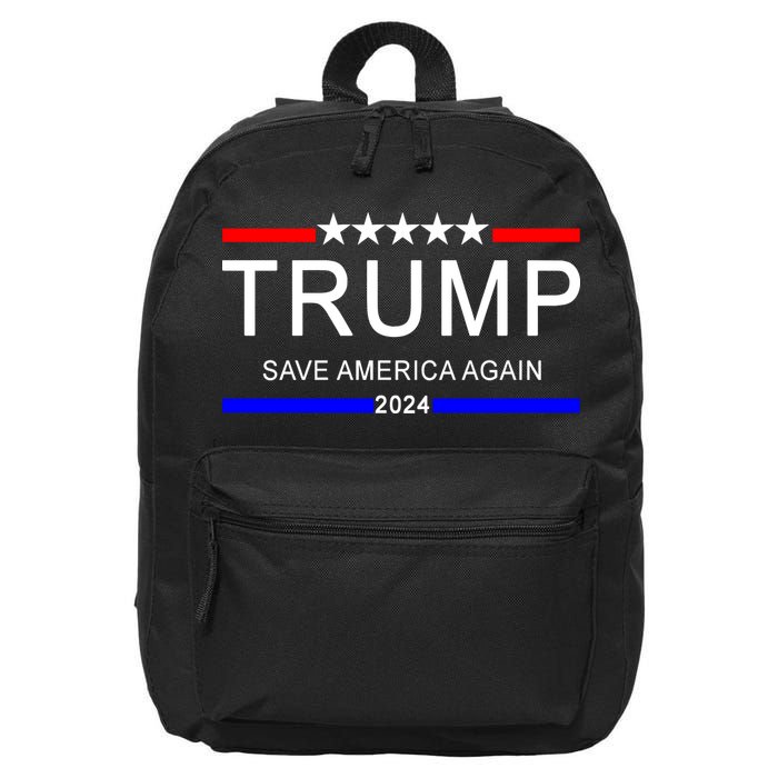 Trump 2024 Save America 16 in Basic Backpack