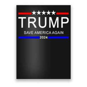 Trump 2024 Save America Poster