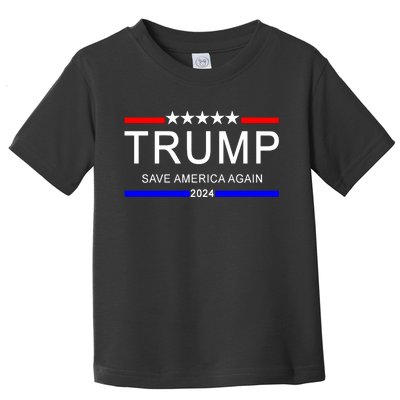 Trump 2024 Save America Toddler T-Shirt