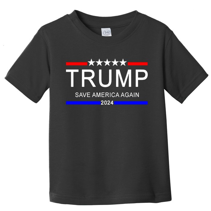 Trump 2024 Save America Toddler T-Shirt