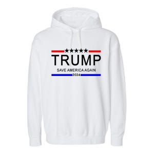 Trump 2024 Save America Garment-Dyed Fleece Hoodie