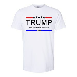 Trump 2024 Save America Softstyle CVC T-Shirt