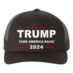 Trump 2024 Take America Back! Yupoong Adult 5-Panel Trucker Hat