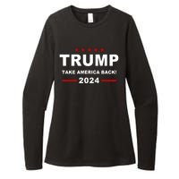 Trump 2024 Take America Back! Womens CVC Long Sleeve Shirt